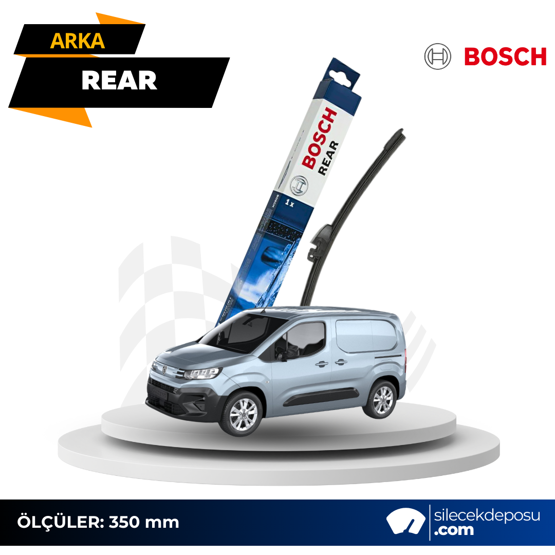 Peugeot Partner Arka Silecek 2019-2026 Bosch H353