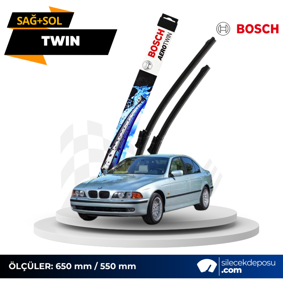 BMW 5 Serisi E39 Silecek 1996-2003 E39 Bosch Twin