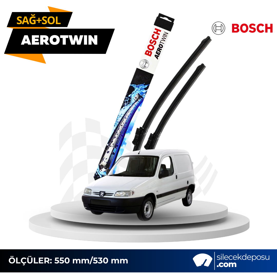Peugeot Partner Ön Silecek 2002-2009 Bosch Aerotwin AR550S