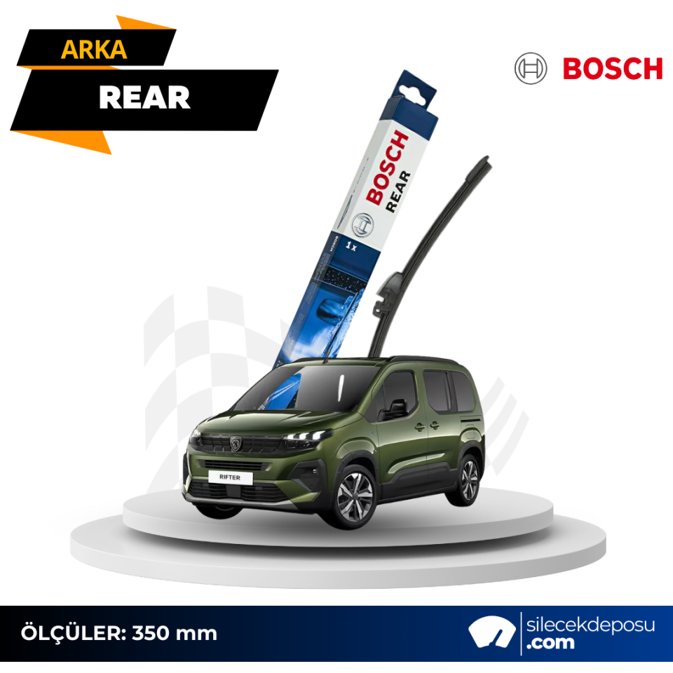 Peugeot Rifter Arka Silecek 2019-2026 Bosch H353