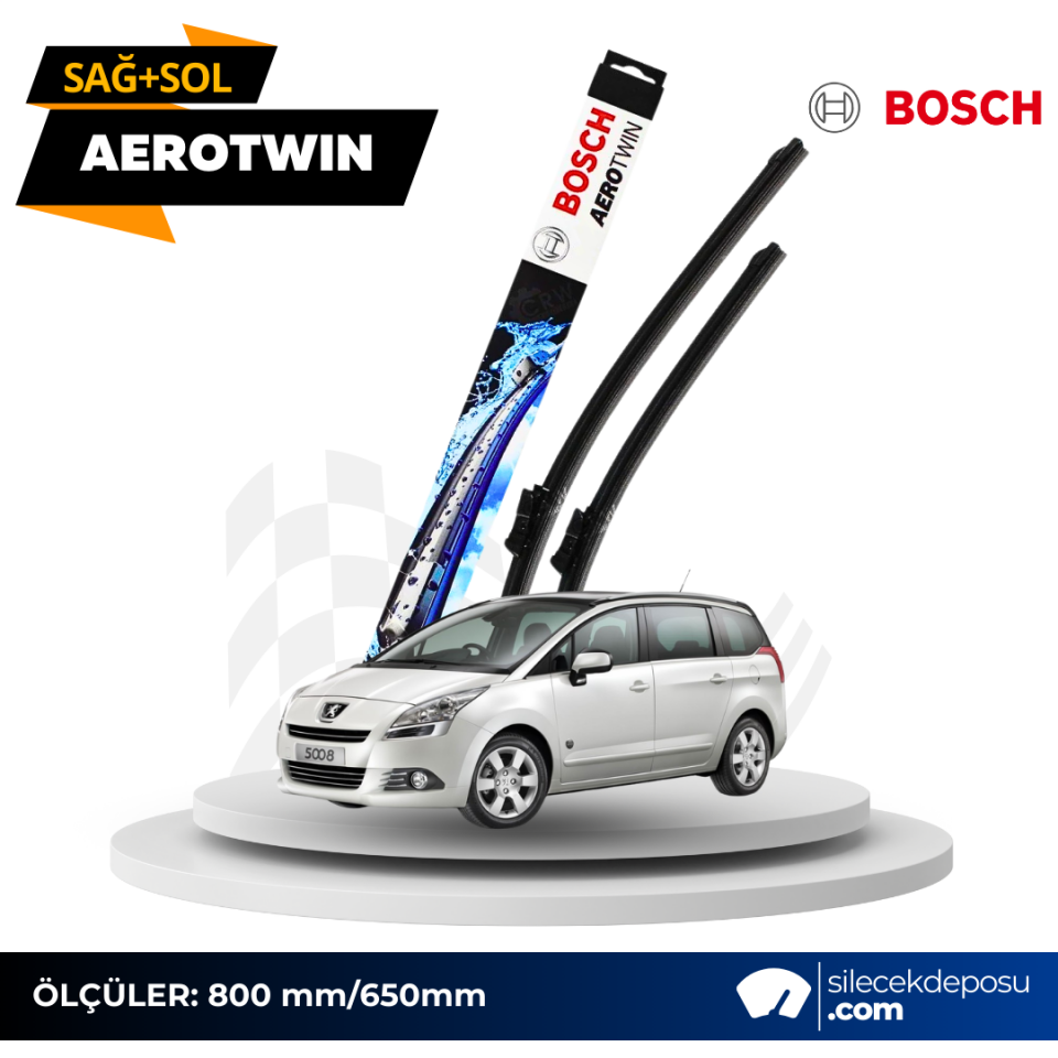 Peugeot 5008 Ön Silecek 2009-2016 Bosch Aerotwin A501S