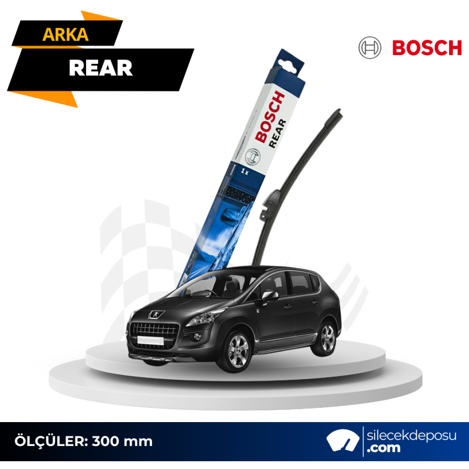 Peugeot 3008 Arka Silecek 2009-2016 Bosch H301