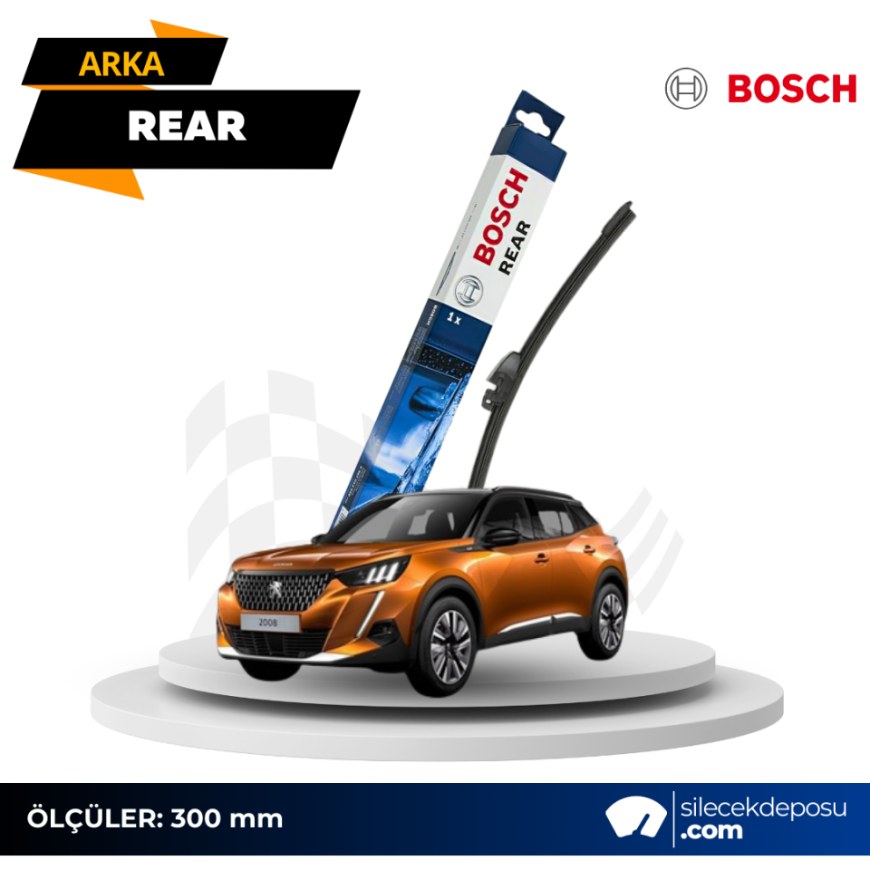 Peugeot 2008 Arka Silecek 2020-2026 Bosch H301
