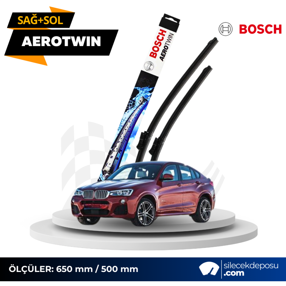 BMW X4 Silecek 2014-2018 F26 Bosch Aerotwin