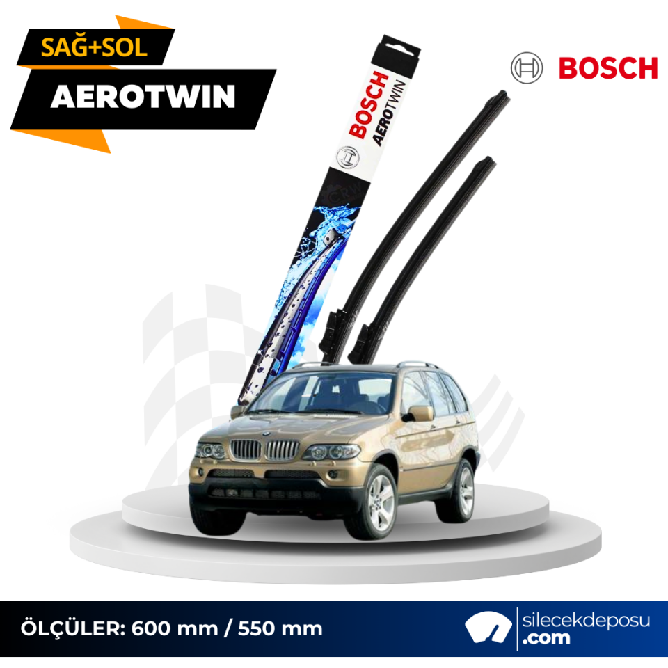 BMW X5 Silecek 2000-2007 E53 Bosch Aerotwin