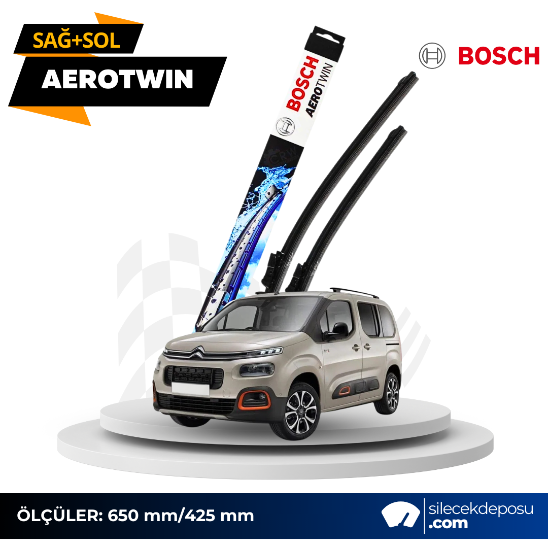 Citroen Berlingo Ön Silecek 2019-2026 Bosch Aerotwin A543S