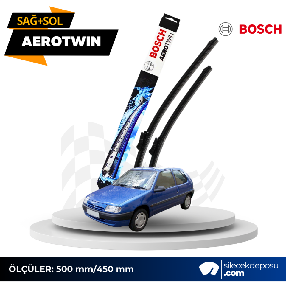 Citroen Saxo Ön Silecek 1996-2003 Bosch Aerotwin AR502S