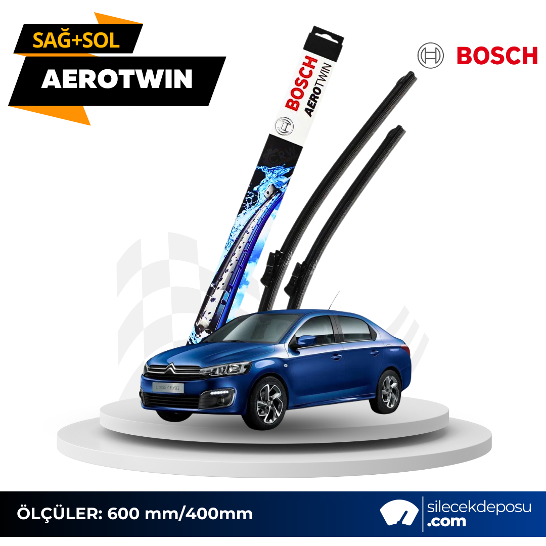Citroen C-Elysee Ön Silecek 2012-2024 Bosch Aerotwin A116S