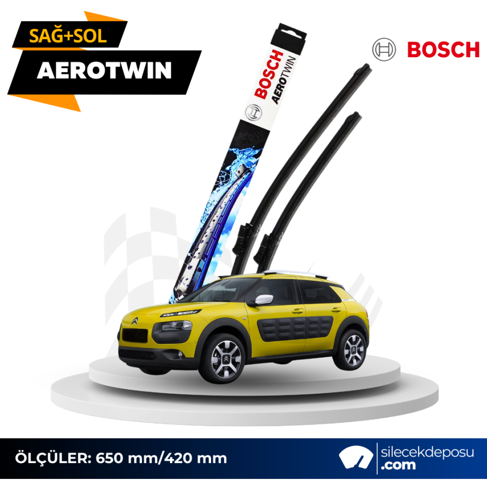 Citroen C4 Cactus Ön Silecek 2014-2020 Bosch Aerotwin A199S