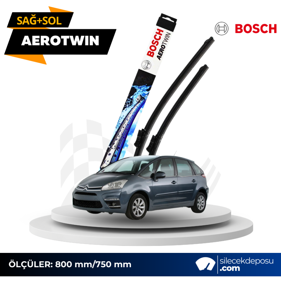 Citroen C4 Picasso Ön Silecek 2008-2012 Bosch Aerotwin A428S