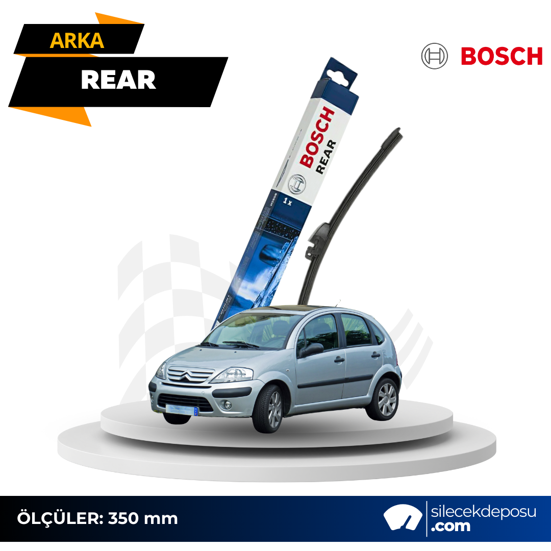 Citroen C3 Arka Silecek 2002-2009 Bosch H353