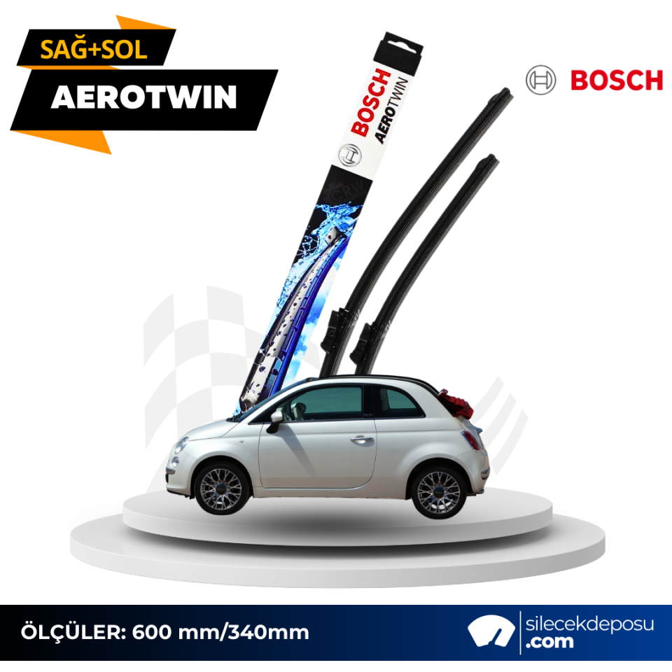 Fiat 500 C Ön Silecek 2009-2020 Bosch Aerotwin A299S