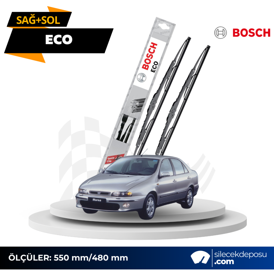Fiat Marea Ön Silecek 1997-2002 Bosch AeroEco AE550/AE480