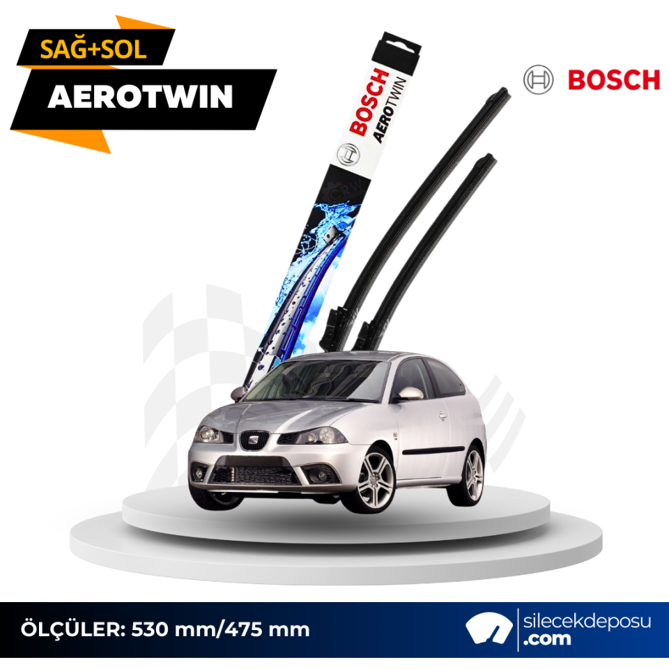Seat İbiza Ön Silecek 2002-2005 Bosch Aerotwin