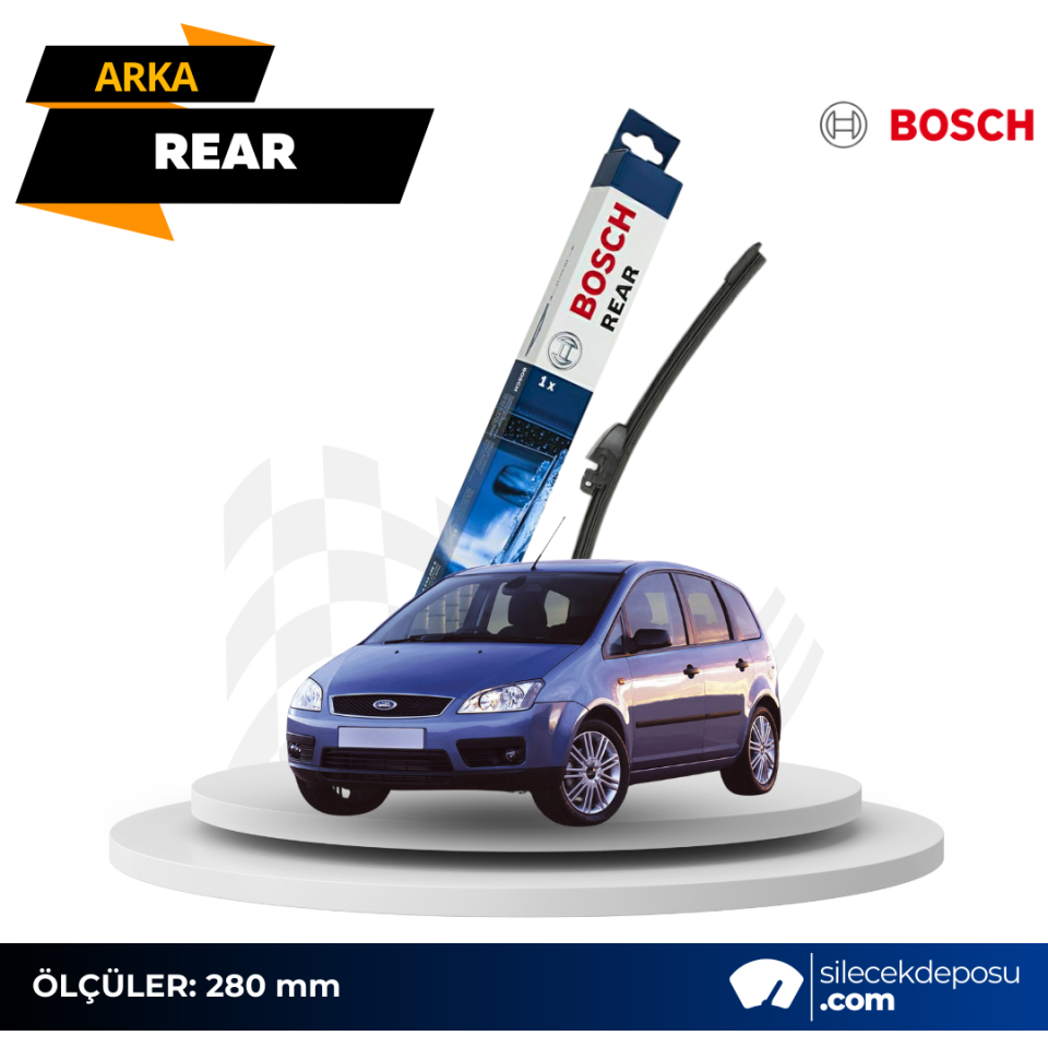 Ford C-Max Arka Silecek 2003-2010 Bosch