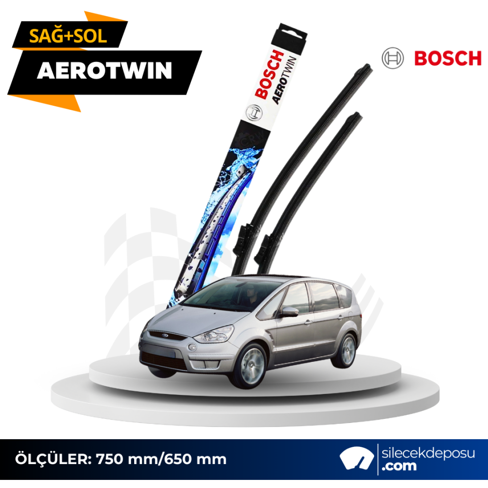 Ford S-Max Ön Silecek 2006-2014 Bosch Aerotwin