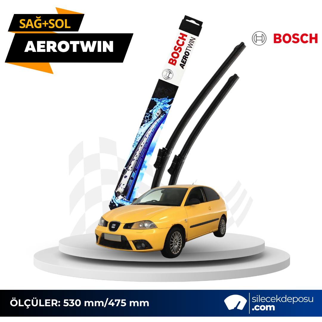 Seat İbiza Ön Silecek 2006-2009 Bosch Aerotwin AP475U/AP530U