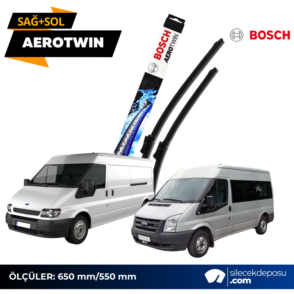 Ford Transit Ön V184-V347 Silecek 2000-2012 Bosch Aerotwin