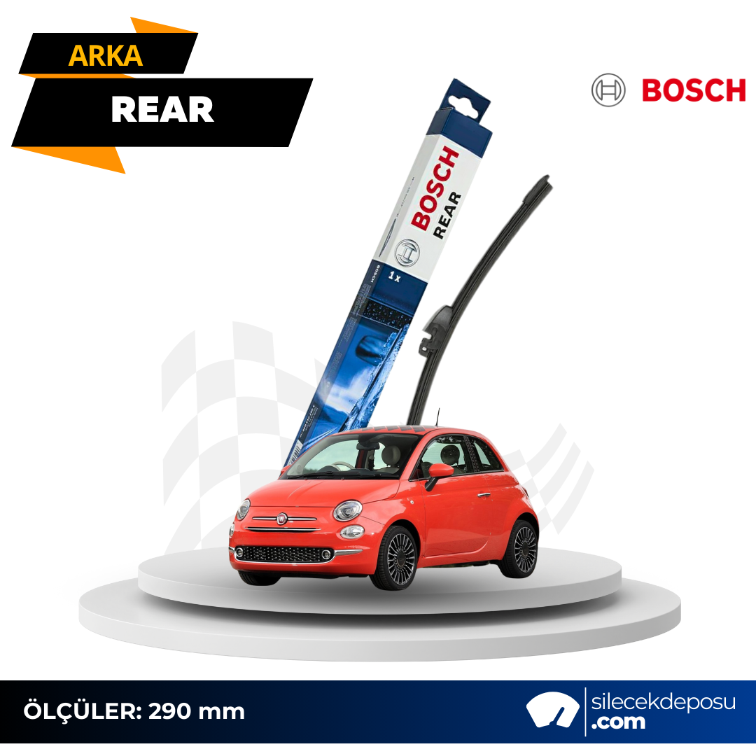 Fiat 500 Arka Silecek 2009-2014 Bosch