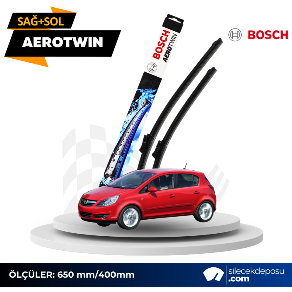 Opel Corsa E Ön Silecek 2015-2019 Bosch Aerotwin