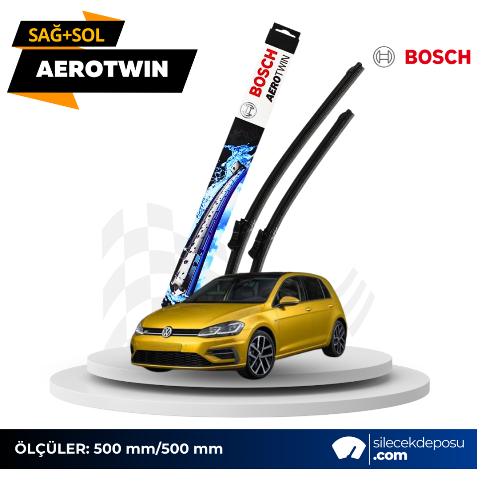 Volkswagen Golf 7, 7.5, 8 Ön Silecek 2012-2024 Bosch Aerotwin A863S