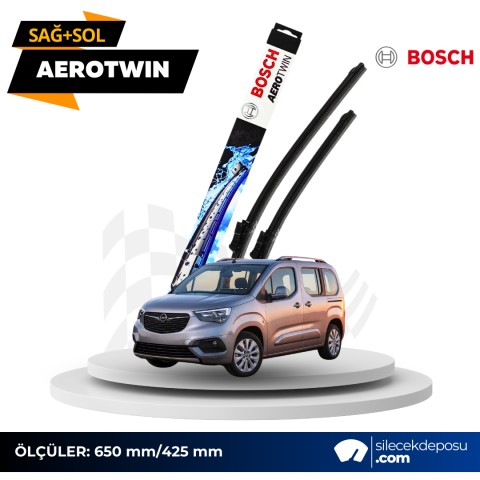 Opel Combo Ön Silecek 2019-2022 Bosch Aerotwin
