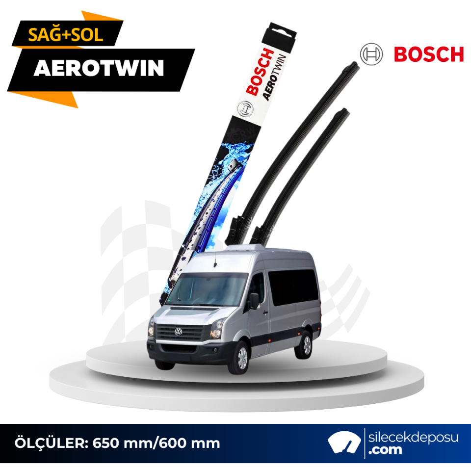 Volkswagen Crafter Silecek 2006-2016 Bosch Aerotwin AP600U/AP650U
