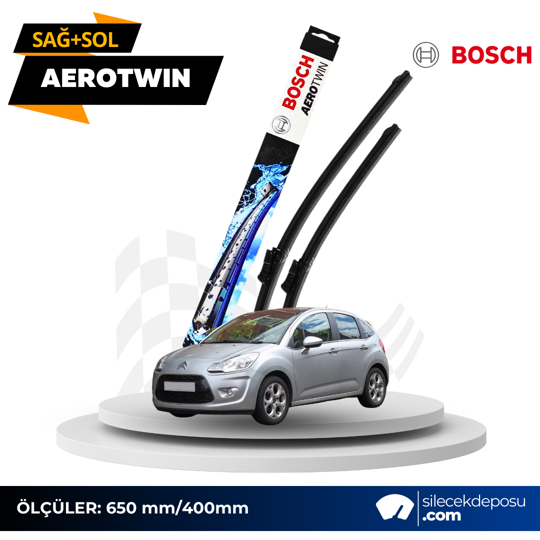 Citroen C3 Ön Silecek  2010-2015 Bosch Aerotwin