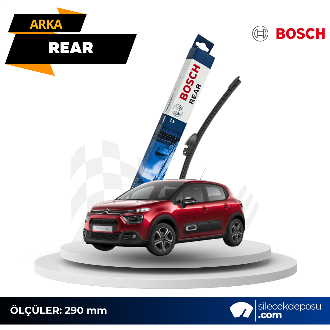 Citroen C3 Arka Silecek 2017-2024 Bosch