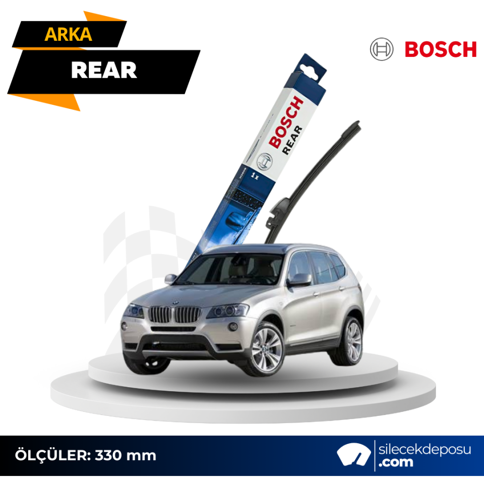 BMW X3 Arka Silecek 2011-2015 F25 Bosch Rear A330H