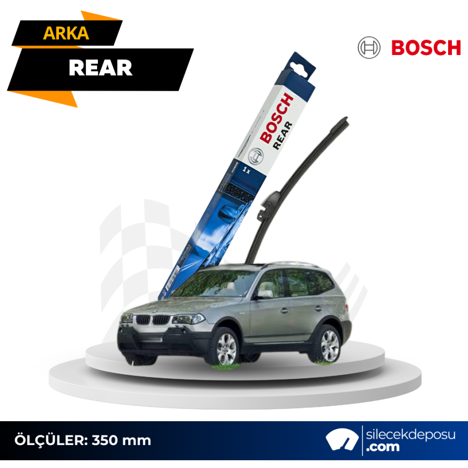 BMW X3 Arka Silecek 2003-2010 E83 Bosch Rear H351