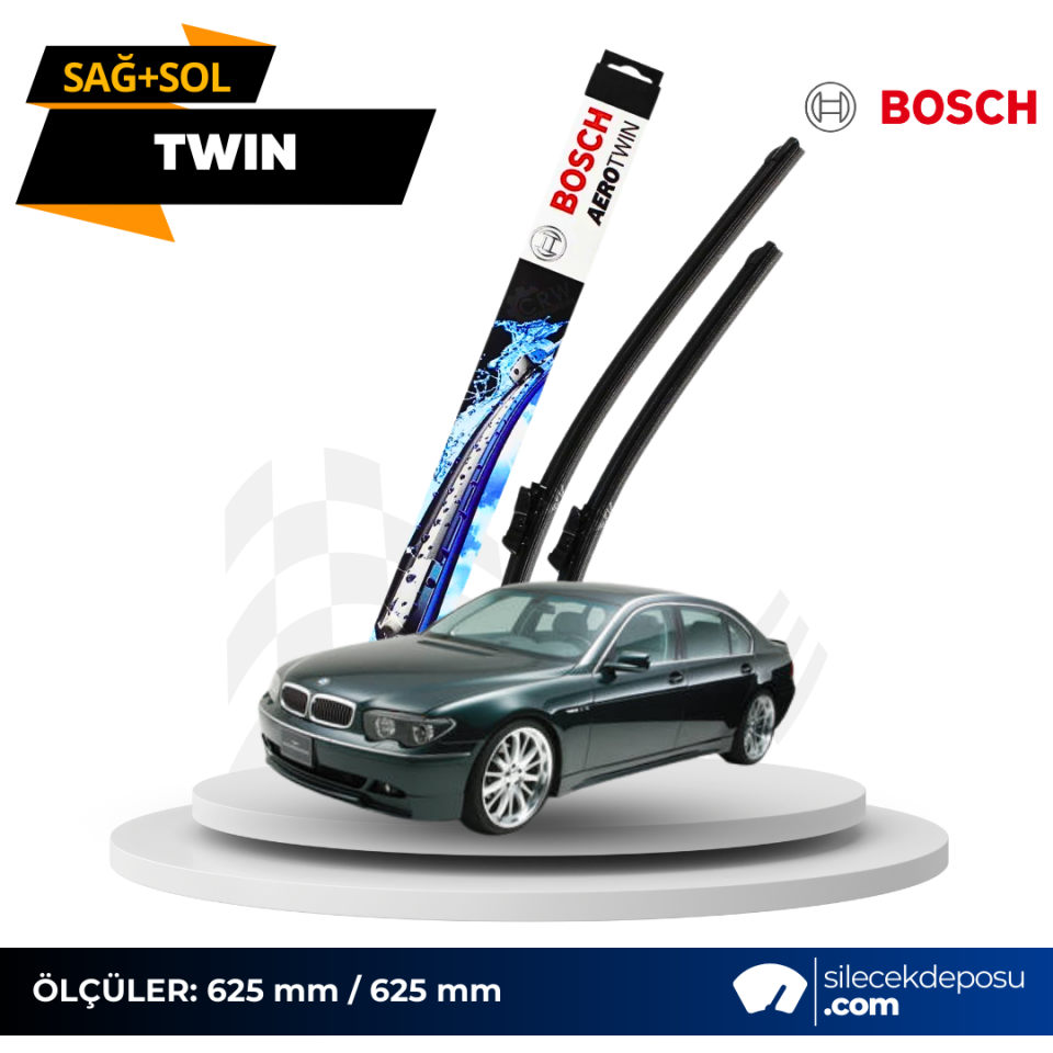 Bmw E65 E66 Silecek 2004-2008 Bosch Twin 814S