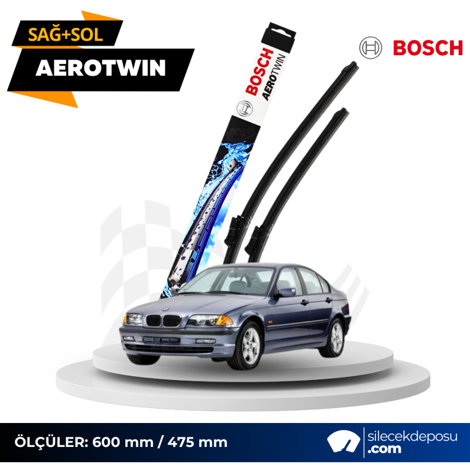 Bmw E46 Silecek 1998-2005 Bosch Aerotwin AR19U/AR24U