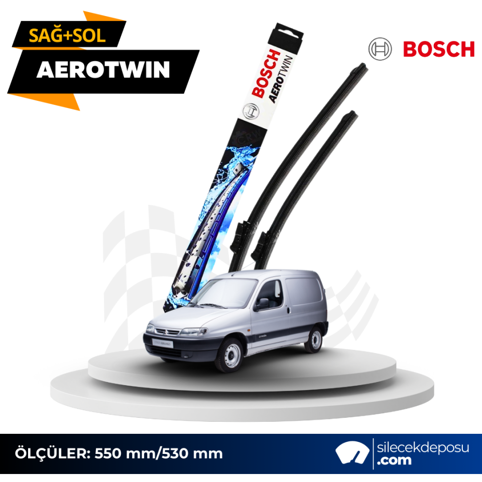Citroen Berlingo Ön Silecek  2002-2007 Bosch Aerotwin