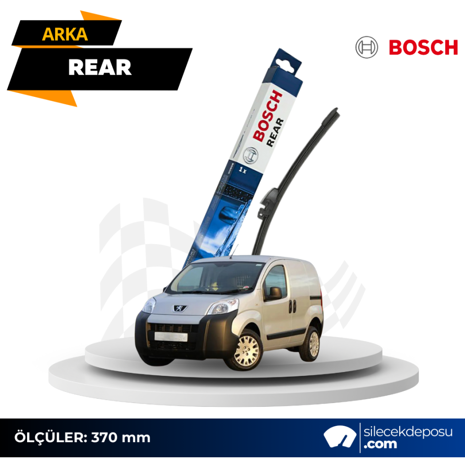 Peugeot Bipper Arka Silecek 2008-2019 Bosch