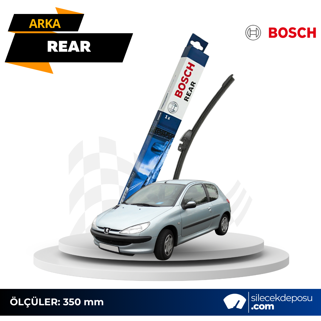 Peugeot 206 - 206+ Arka Silecek 2000-2012 Bosch