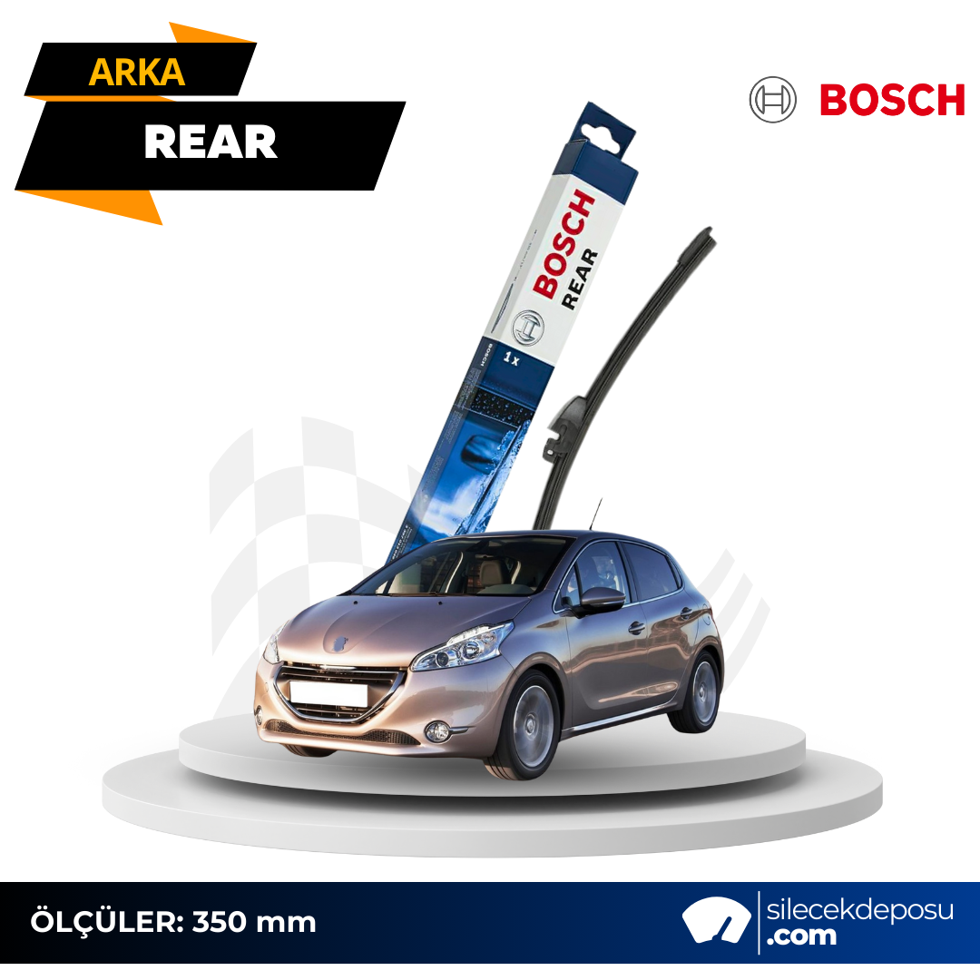 Peugeot 208 Arka Silecek 2012-2020 Bosch