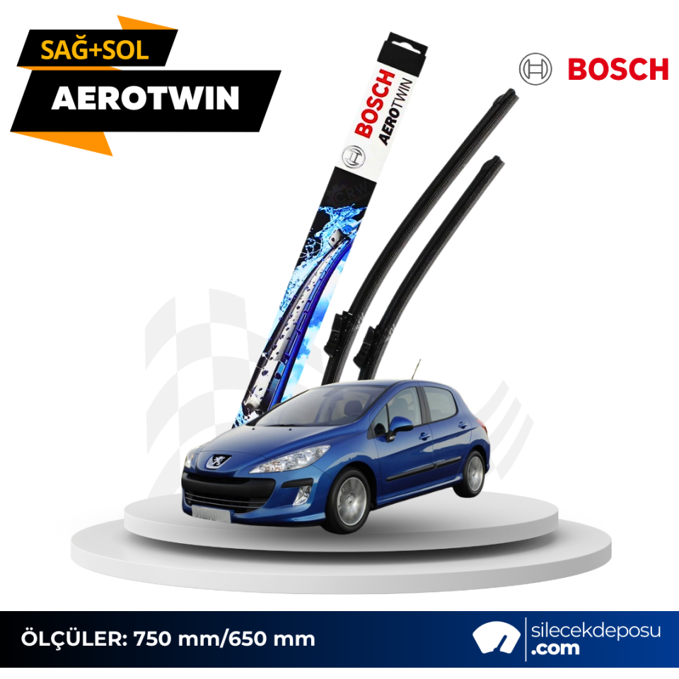 Peugeot 308 Ön Silecek  2007-2013 Bosch Aerotwin