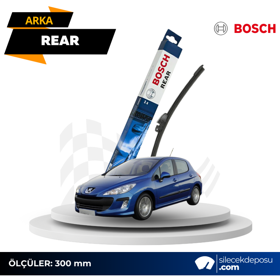 Peugeot 308 Arka Silecek 2007-2013 Bosch
