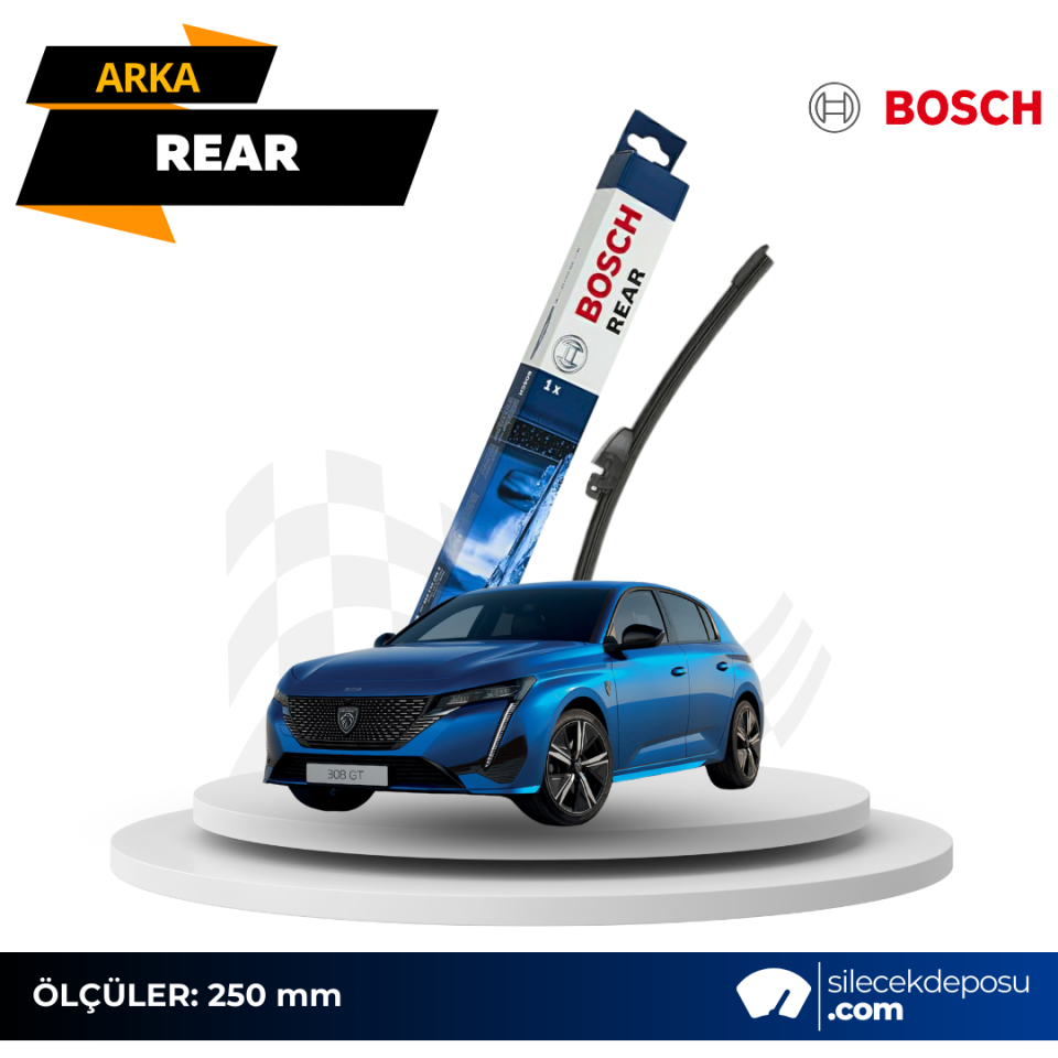 Peugeot 308 Arka Silecek 2022-2024 Bosch