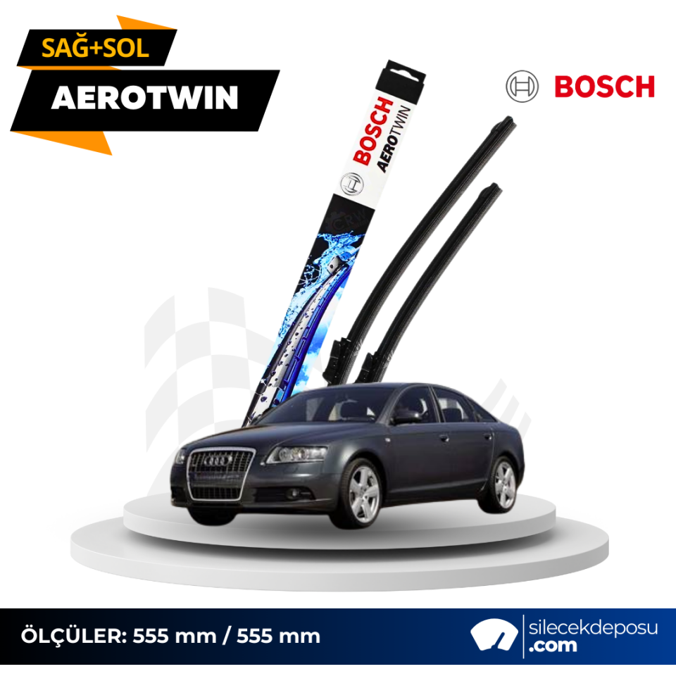 Audi A6 Ön Silecek 2005-2010 Bosch Aerotwin A934S