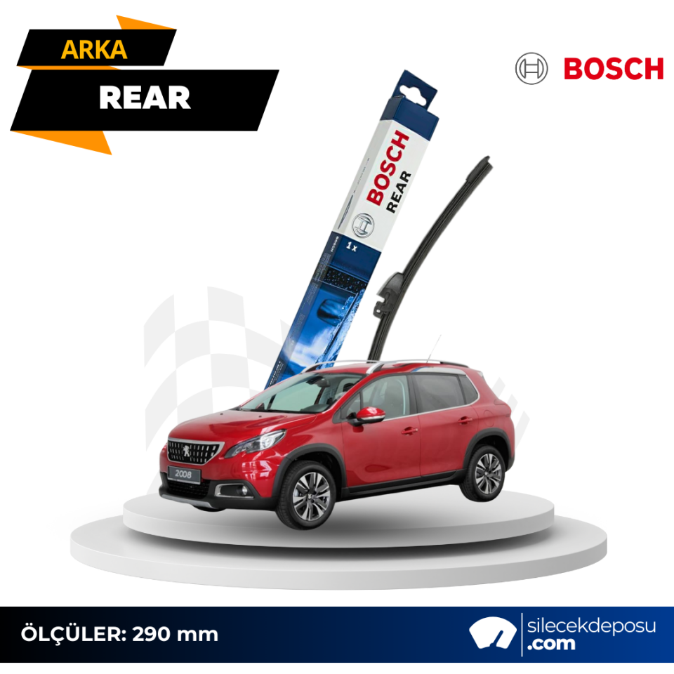 Peugeot 2008 Arka Silecek 2013-2019 Bosch