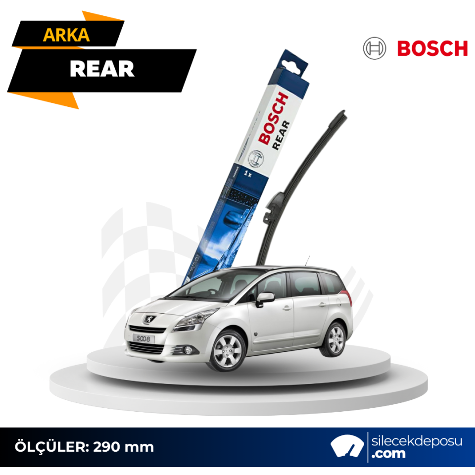 Peugeot 5008 Arka Silecek 2009-2016 Bosch