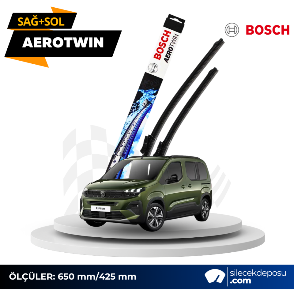 Peugeot Rifter Ön Silecek 2019-2024 Bosch Aerotwin