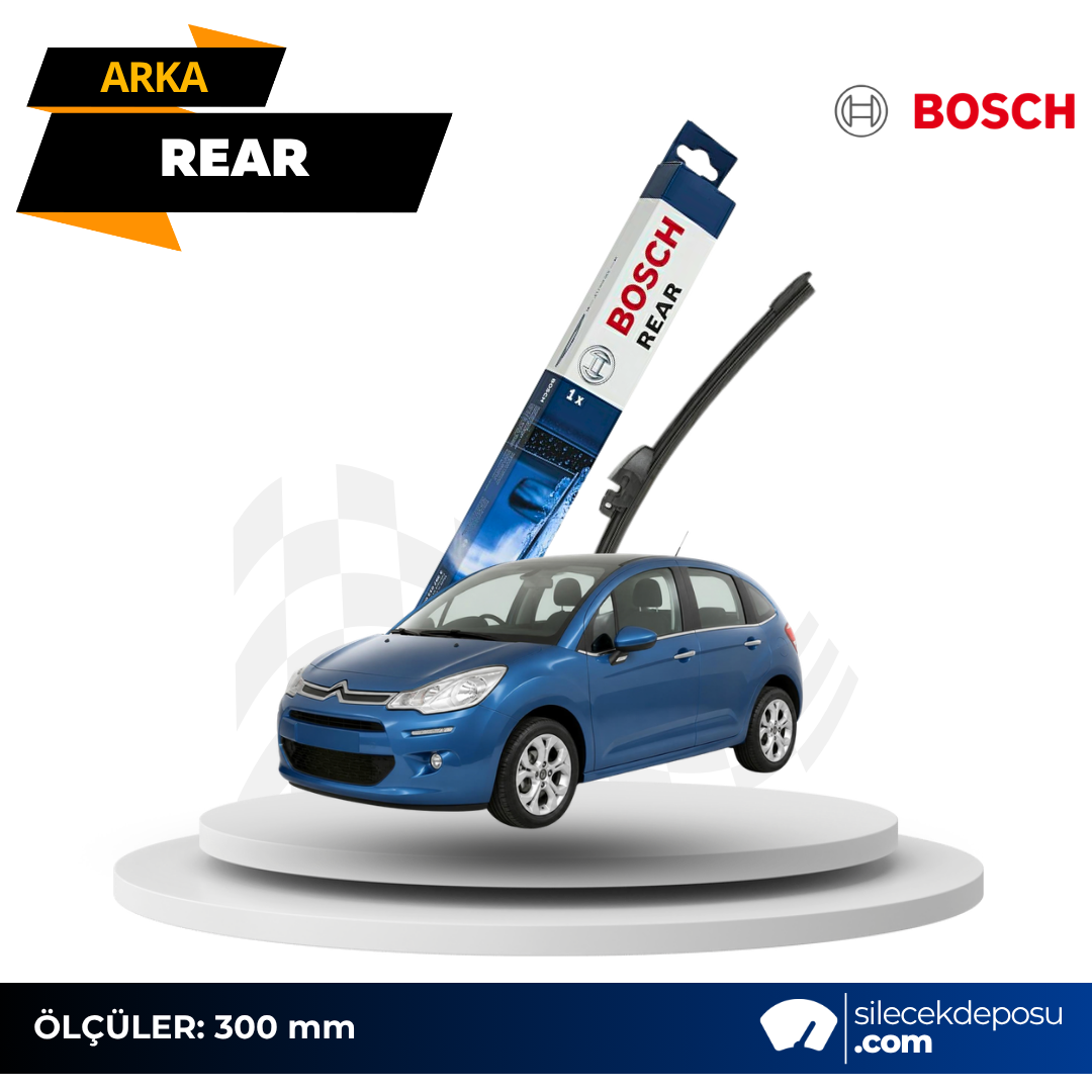 Citroen C3 Arka Silecek 2010-2015 Bosch H301