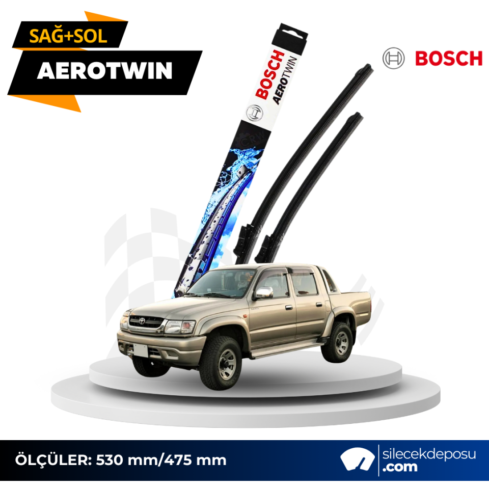 Toyota Hilux Ön Silecek 2005-2015 Bosch Aerotwin