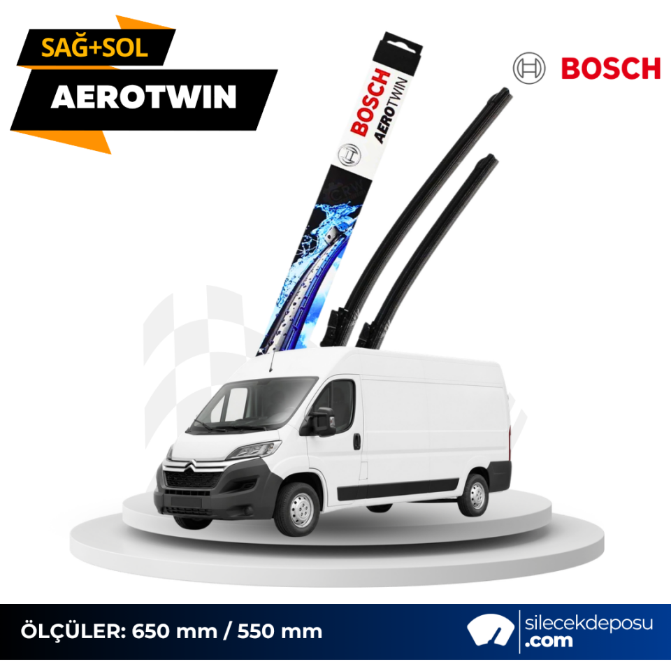 Citroen Jumper Ön Silecek 2007-2027 Bosch Aerotwin A225S