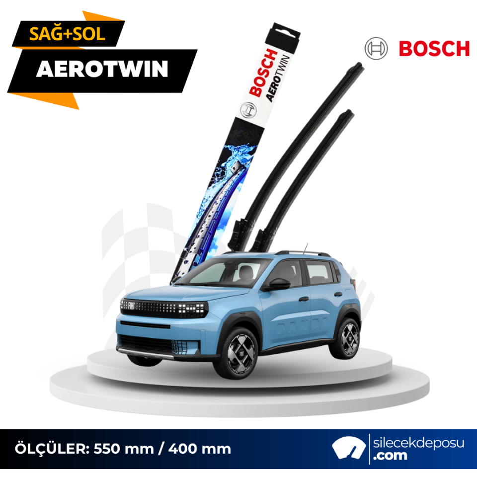 Fiat Grande Panda Ön Silecek 2025-2027 Bosch Aerotwin AP550U/AP400U