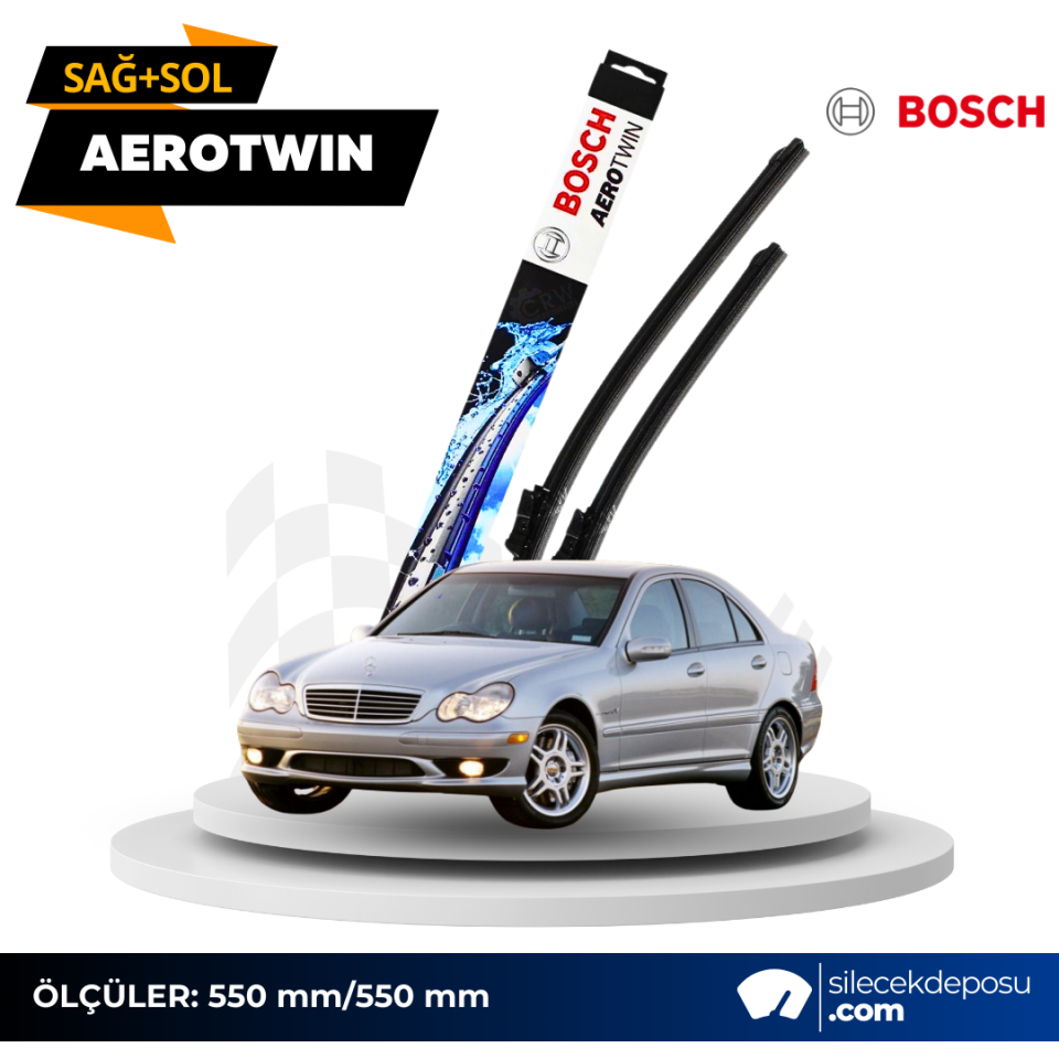 Mercedes C W203 Ön Silecek 2004-2007 Bosch Aerotwin
