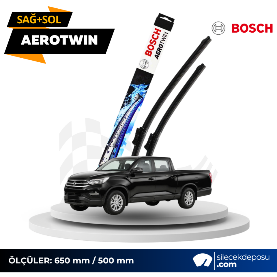 KGM SsangYong Musso Grand Ön Silecek 2019-2025 Bosch Aerotwin A621S